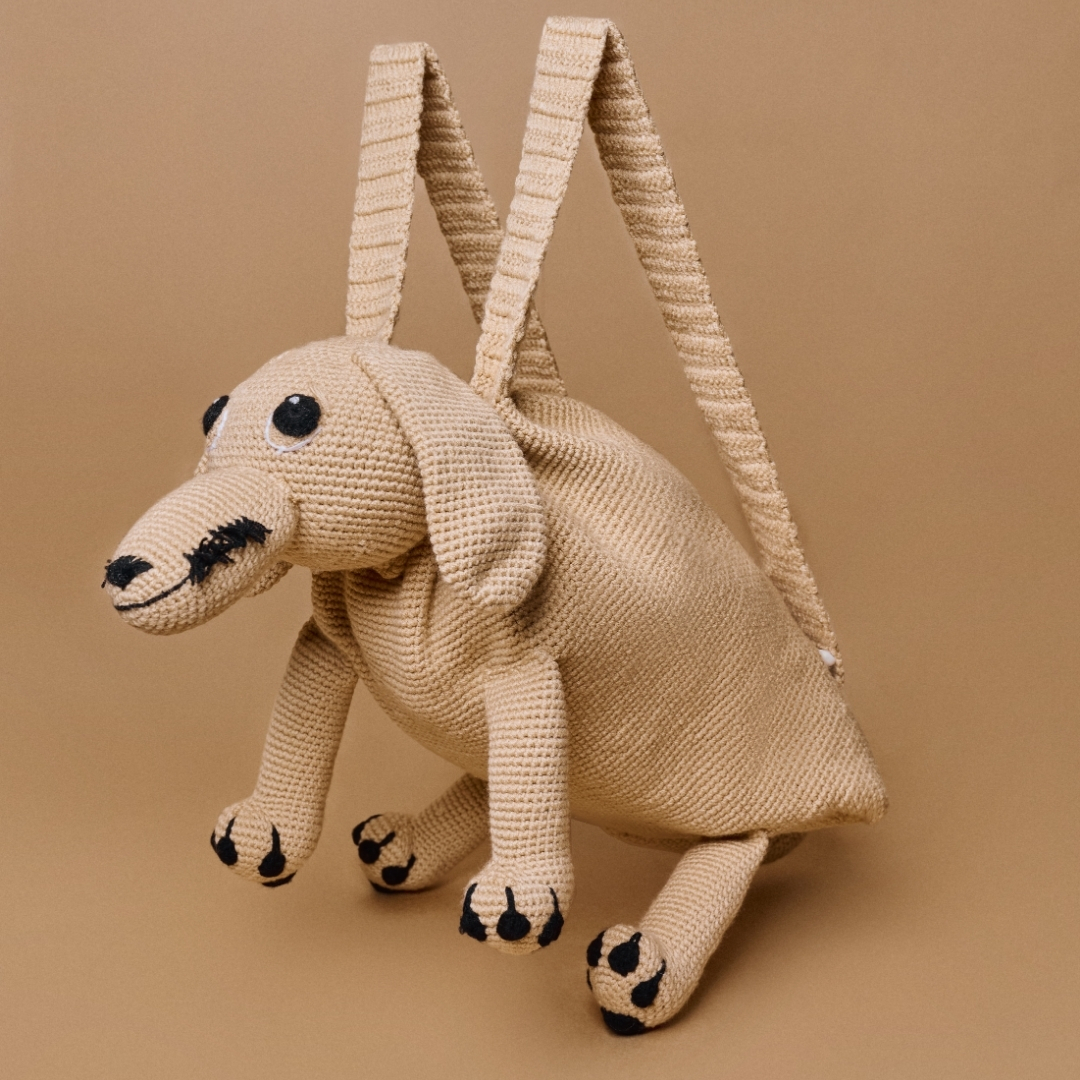 Knitted Woof Backpack - Tempura