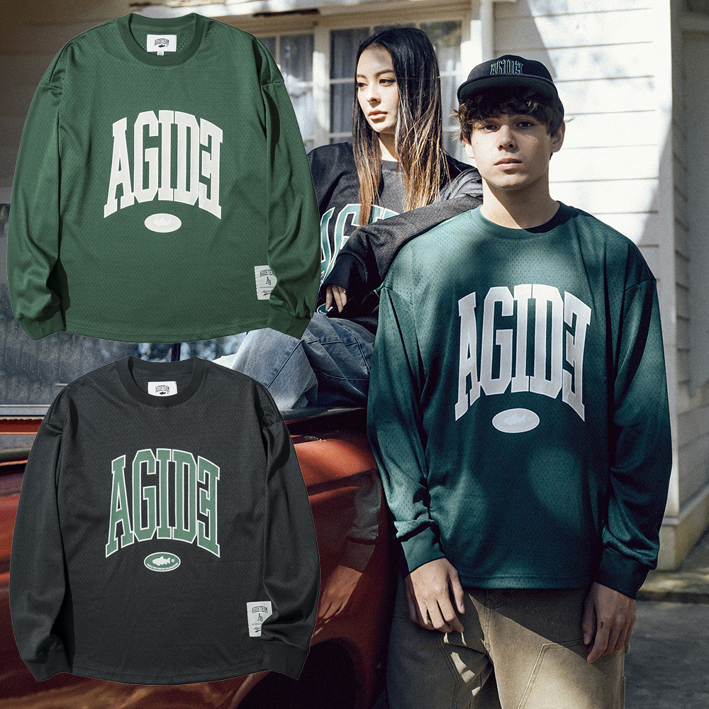 idealism x AGILITY Collaborations ​AGIDE TEAM Jersey 黑色 深綠 網布球衣【ID24082】