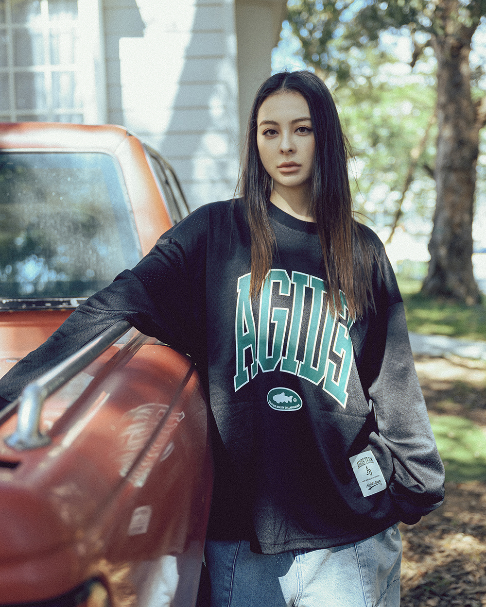 idealism x AGILITY Collaborations ​AGIDE TEAM Jersey 黑色 深綠 網布球衣【ID24082】