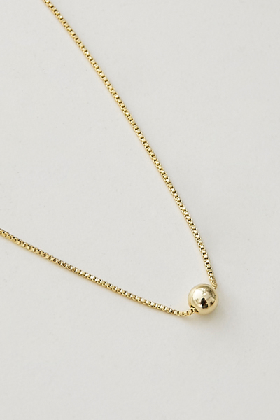 極簡小金豆項鍊