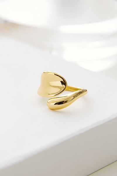 簡約曲面可調式戒指