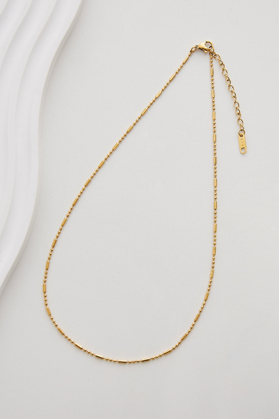 簡約小圓珠串接項鍊