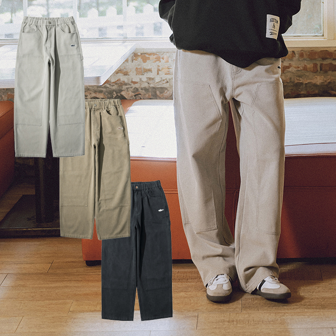 idealism x AGILITY Collaborations ​AGIDE TEAM DB Knee 黑色 棕色 灰色 甲板褲【ID24085】