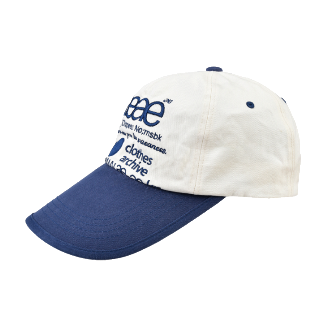 ★aeae★WEB LOGO TWO TONE BALL CAP★(4colors) WEB LOGO TWO TONE BALL CAP [BLACK/WHITE] – aeae JAPAN