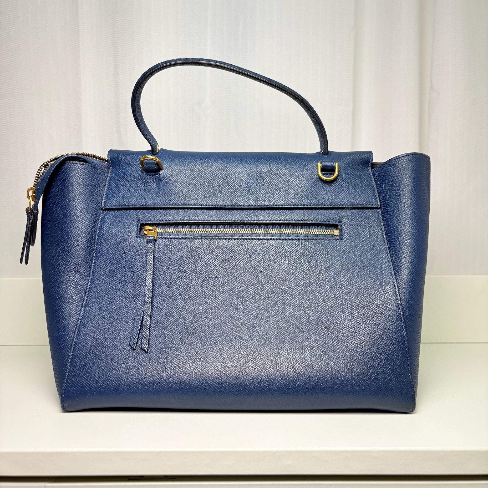 Celine Mini Belt Bag - Navy / Ghw