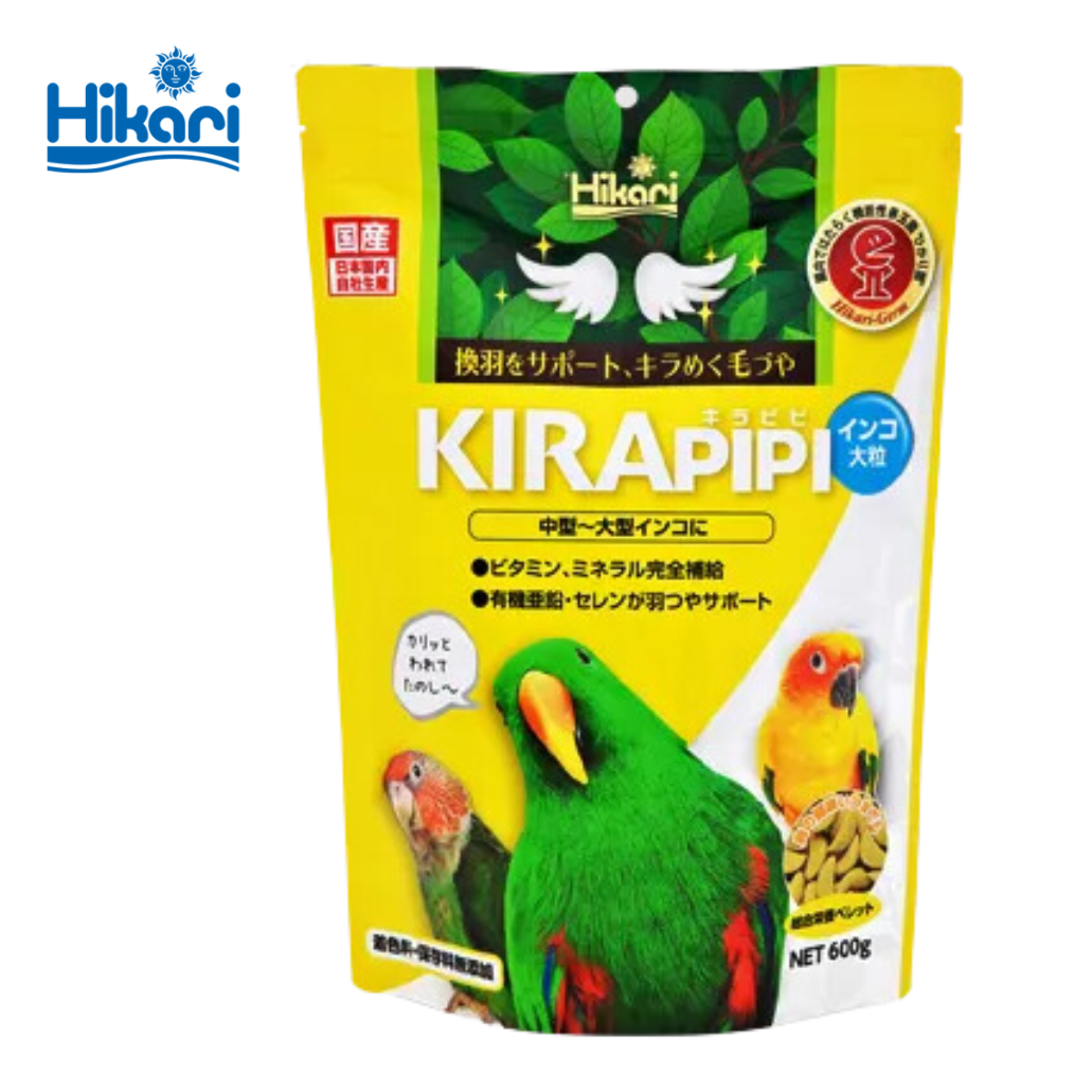 Hikari KIRAPIPI big Parakeet 大型鸚鵡糧300g/600g #03-52T