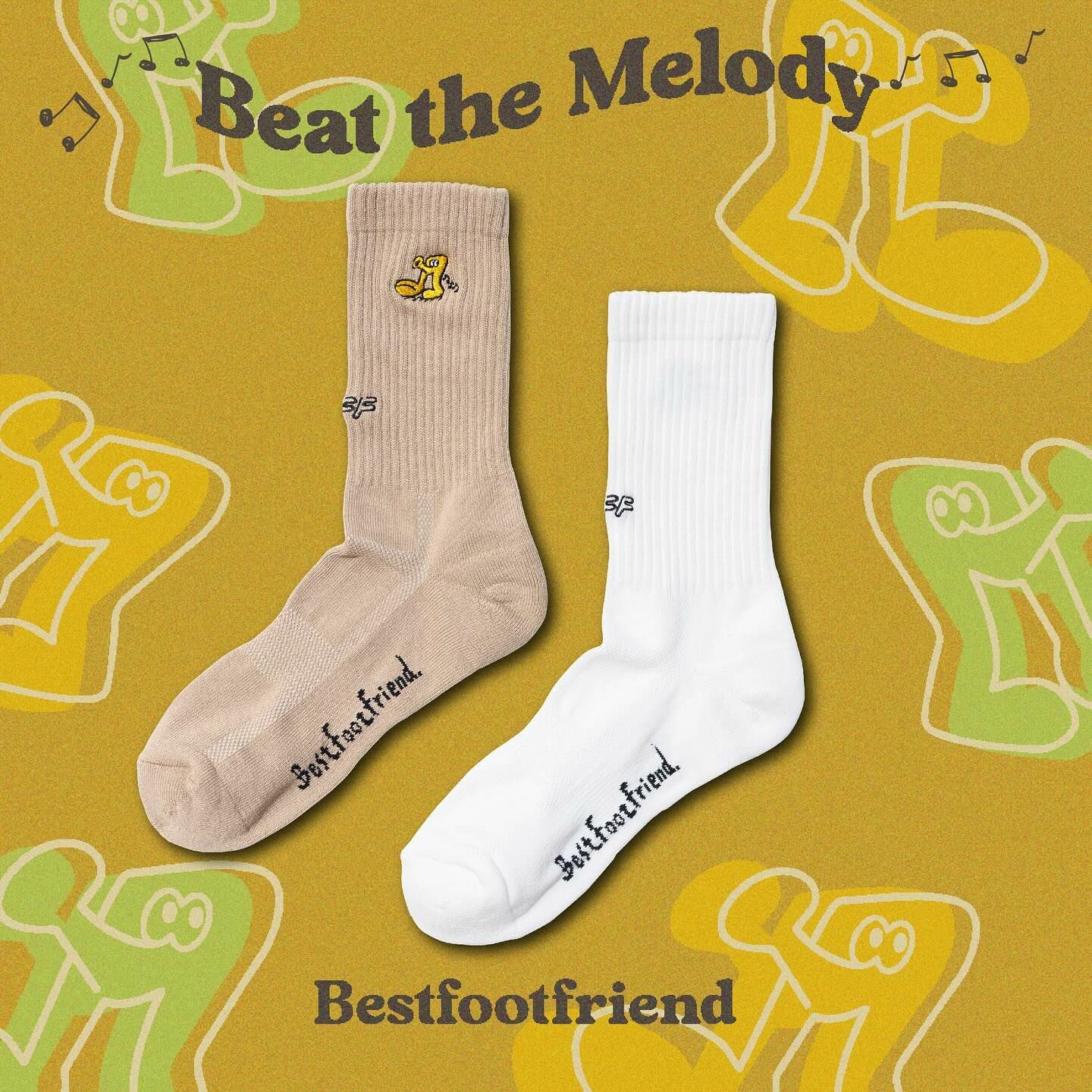 BFF Best foot friend Beat the melody 圖襪【BF24022】