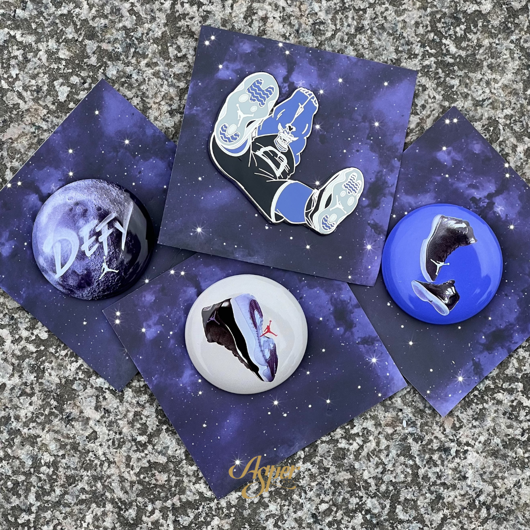 Air Jordan 11 SPACE JAM 怪物奇兵 紀念徽章 別針 胸章 ASPER380