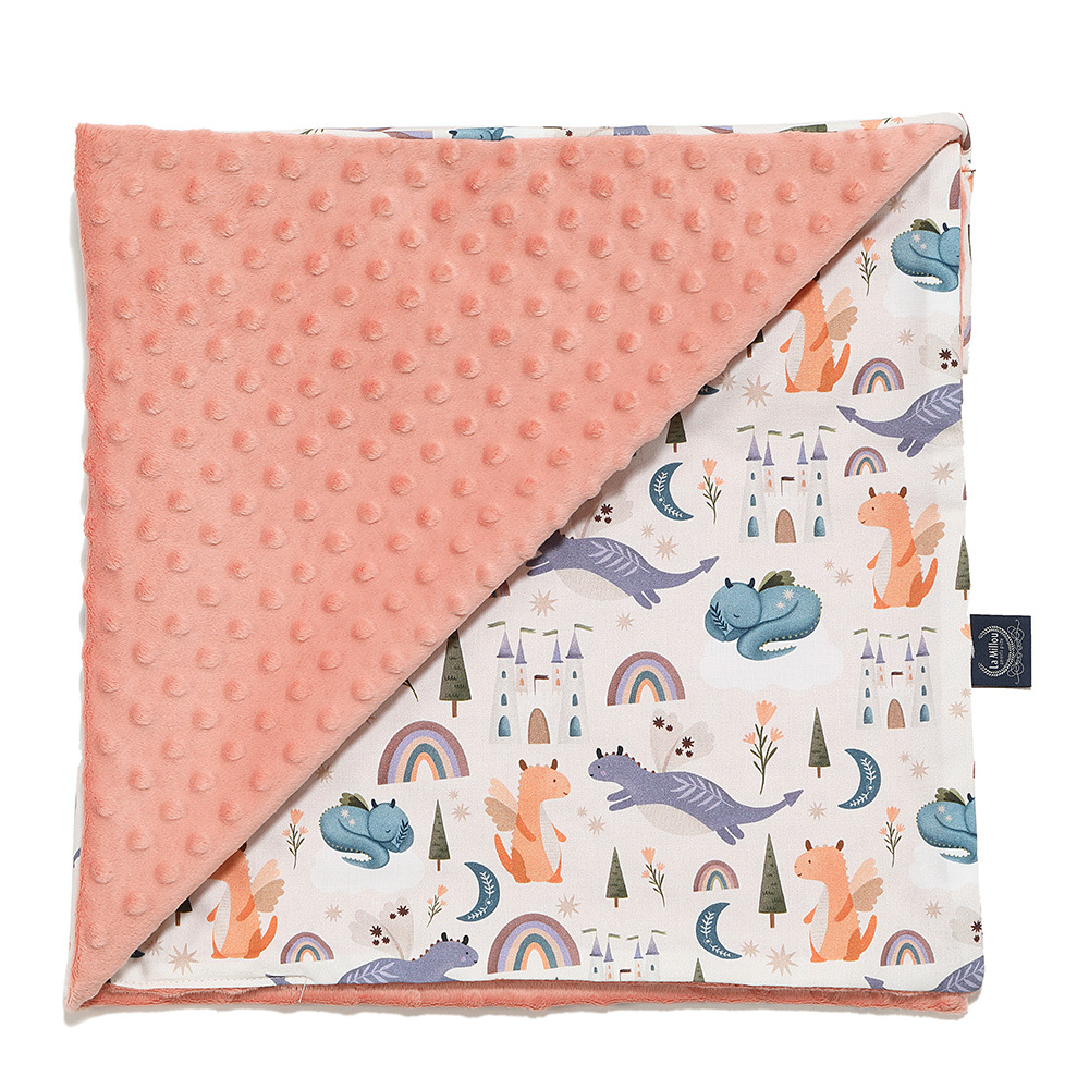 La Millou波蘭 單面巧柔豆豆毯｜肚肚胖火龍｜多款可選