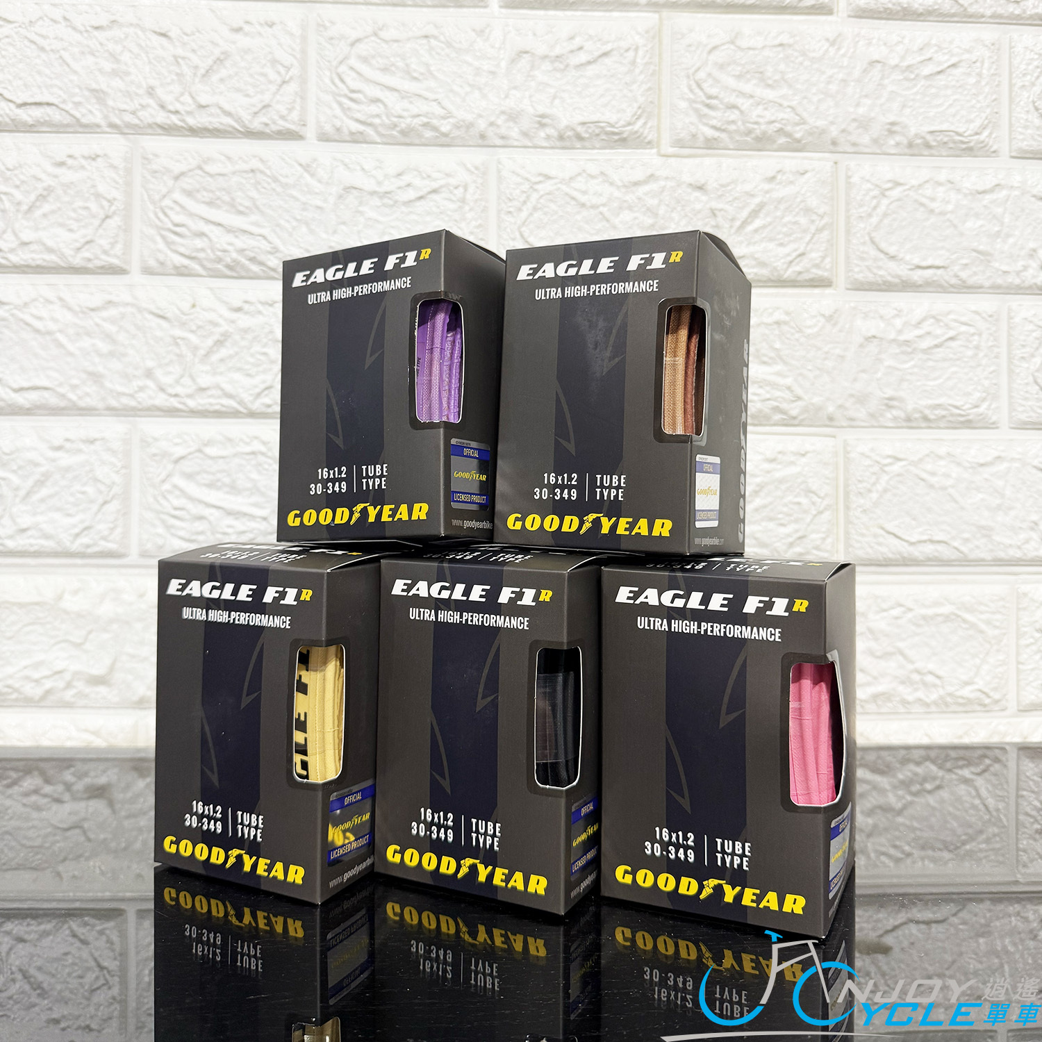 Goodyear Eagle F1 R 16x1.2 (30-349) 開口外胎 適用於 Brompton 摺疊車