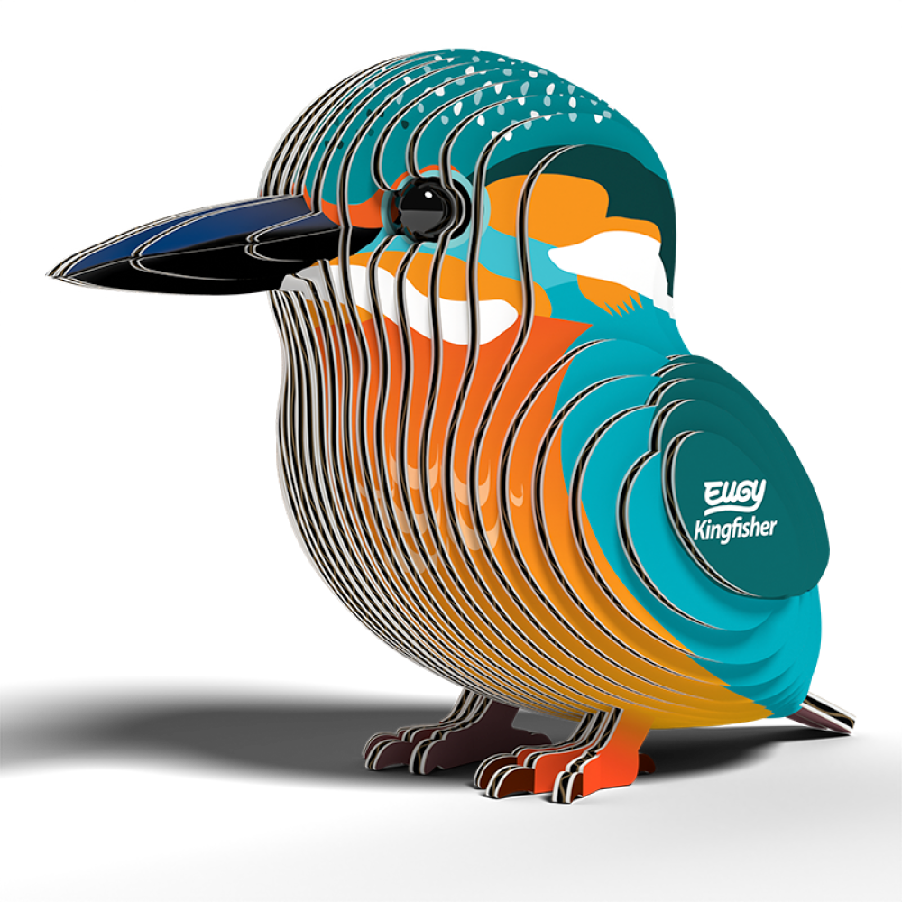 EUGY 3D Cardboard Kit Set Model - 121 Kingfisher