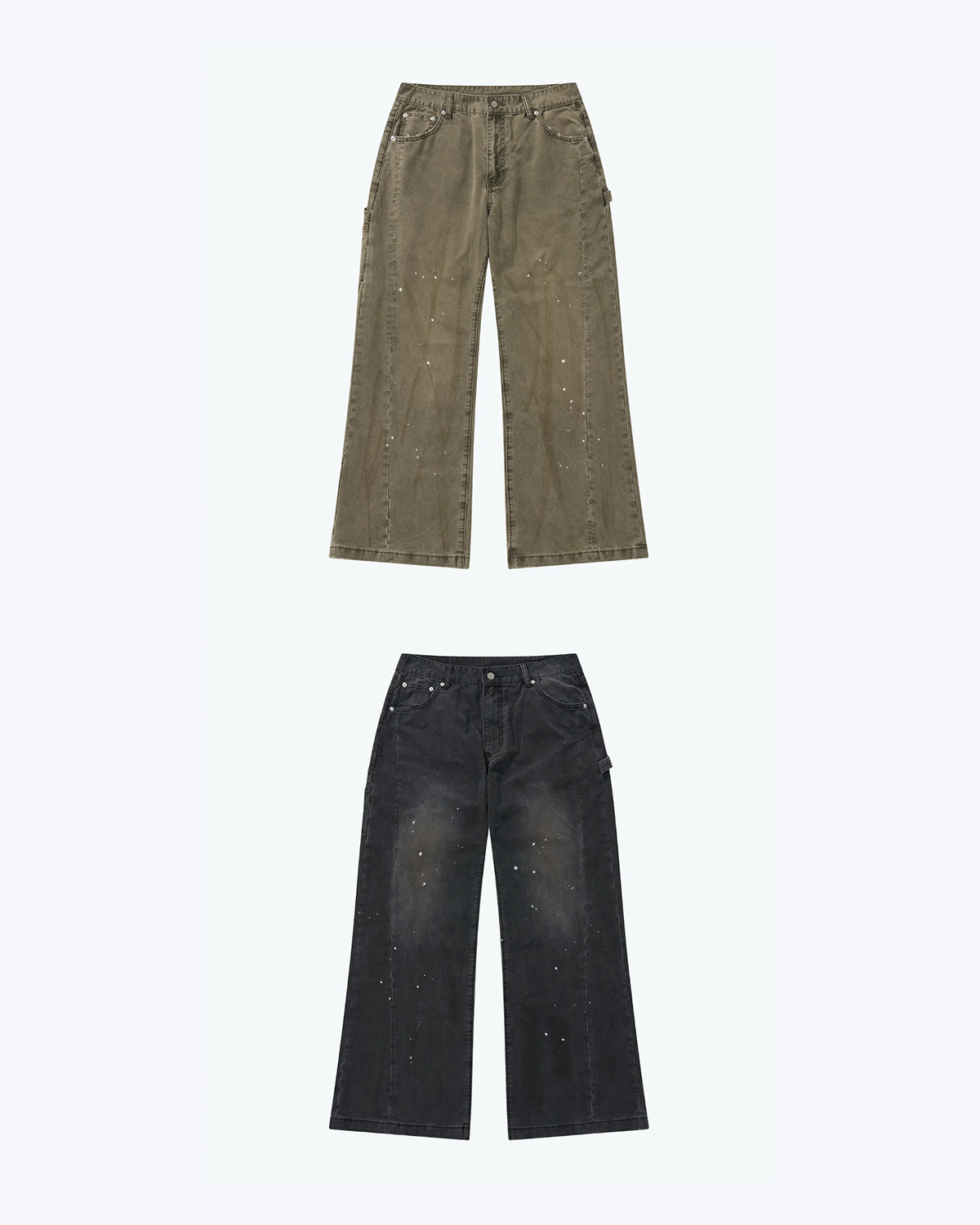 [現貨] Sense Faded Twisted Straight Pants | M24-22