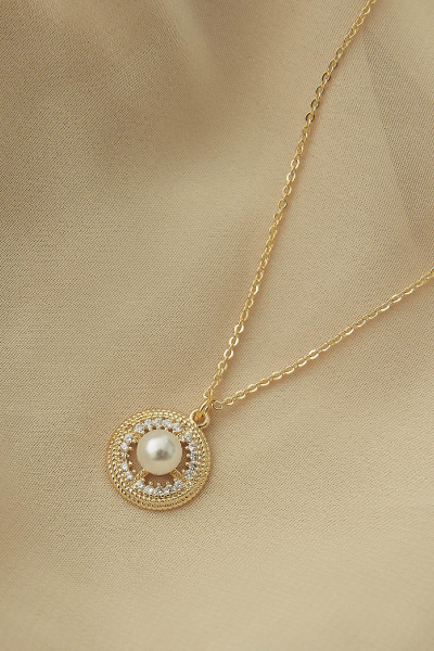 鋯石珍珠設計項鍊