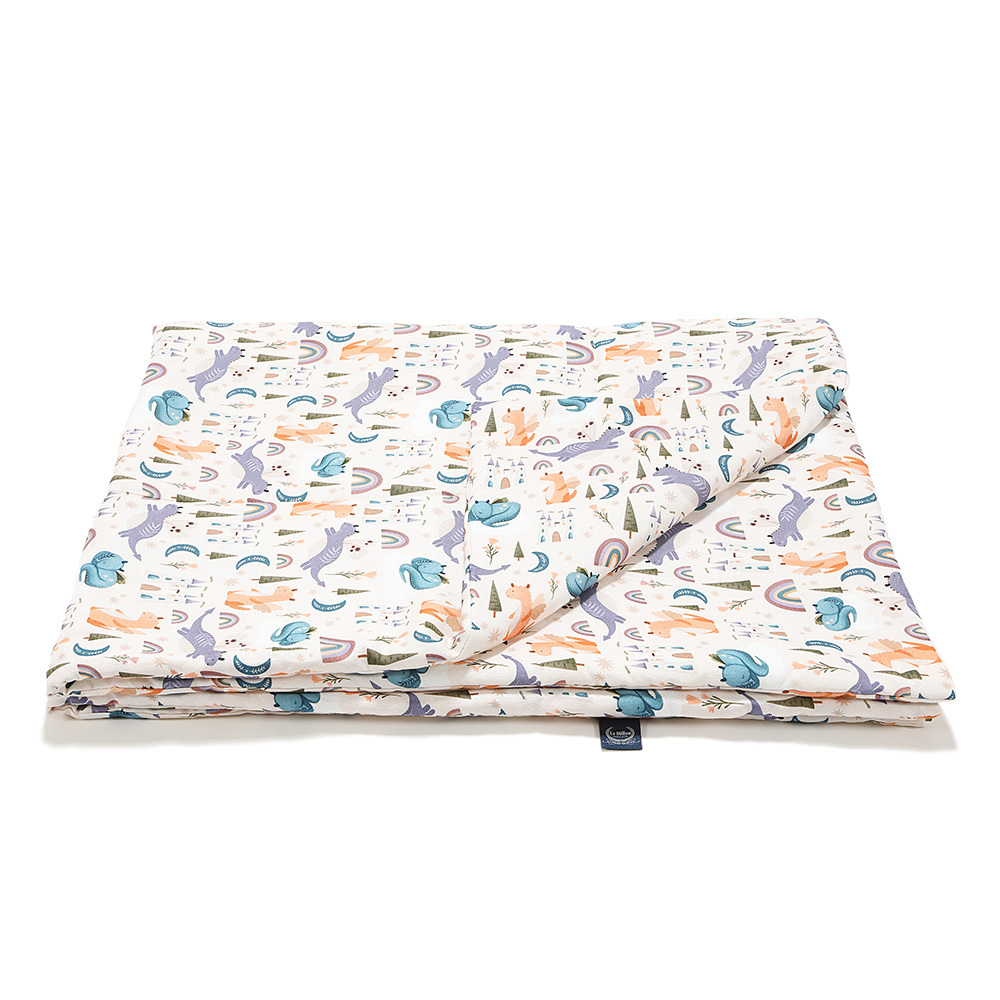 La Millou波蘭 竹纖涼感被(140x110cm)｜抗菌被｜無流蘇簡約質感｜肚肚胖火龍