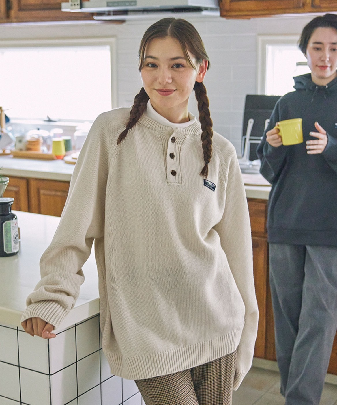 KTQ STORE ‧ THE CRAFT CREW PRODUCTS 鈕扣針織毛衣 四色