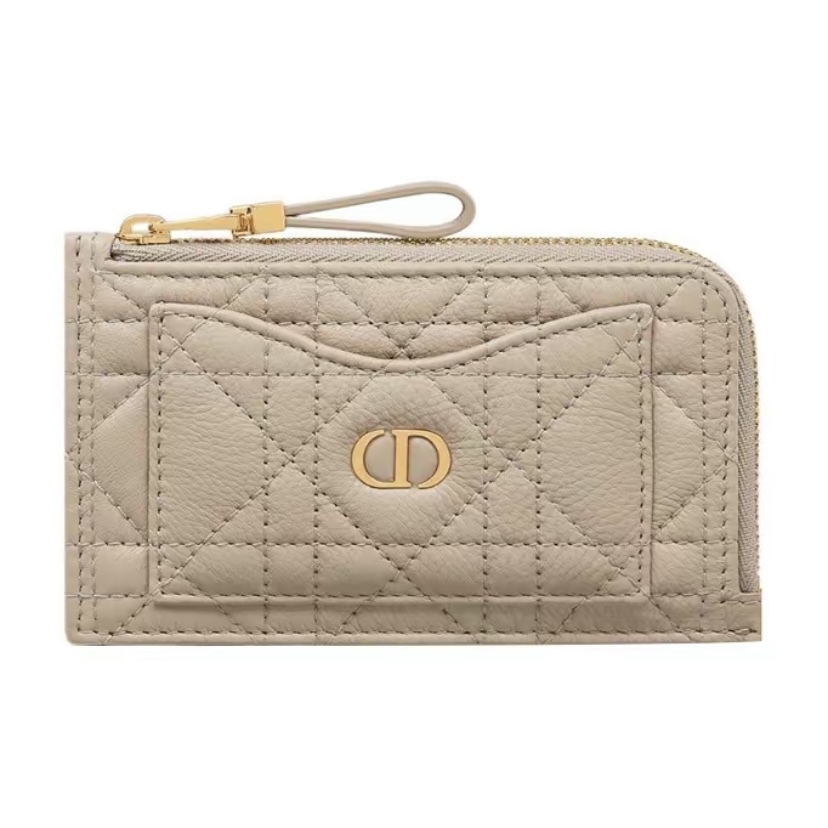 DIOR Cosmos 卡套銀包格紋牛皮