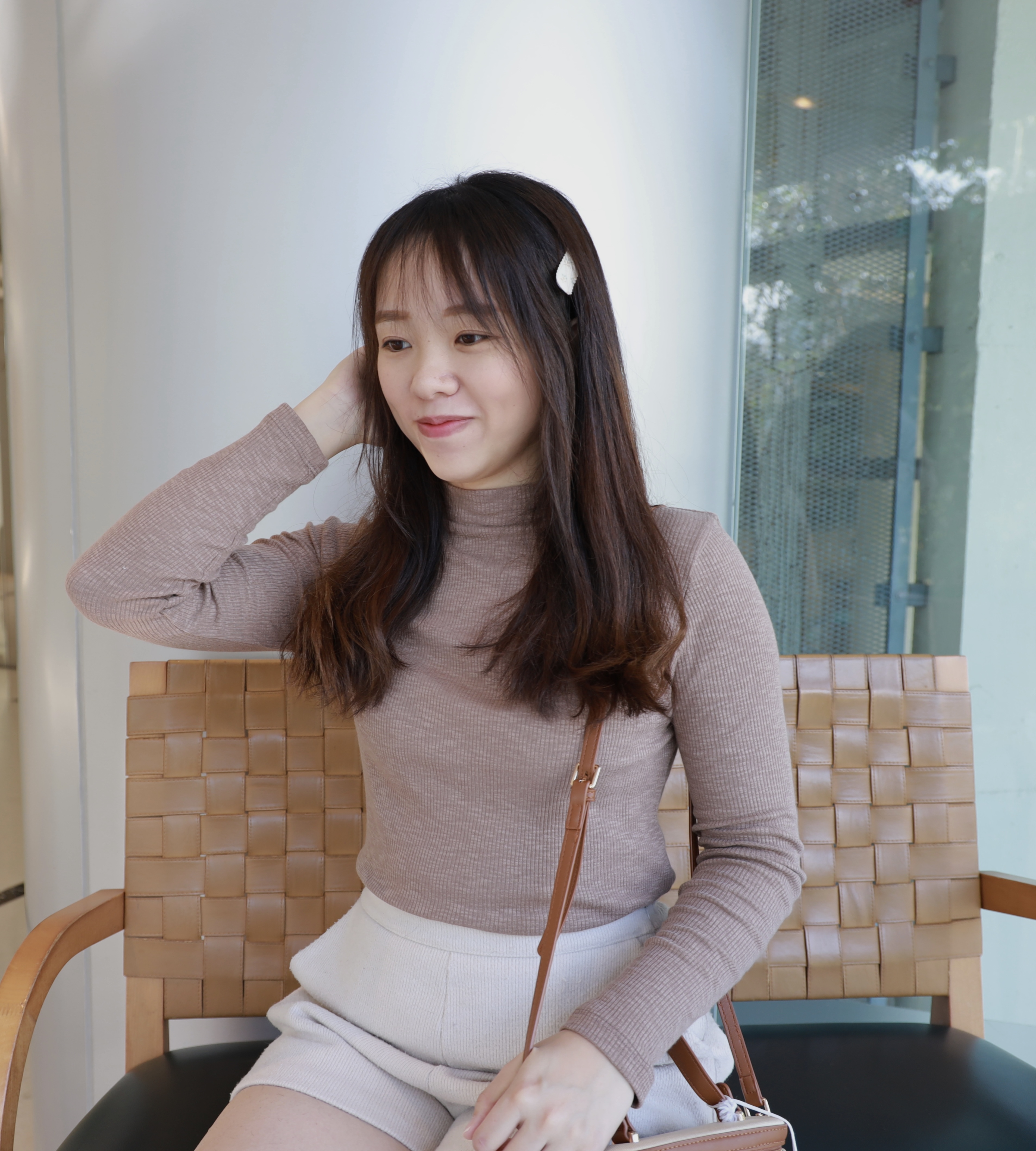 ||TOP553|| 圓領優雅微彈性basic Top