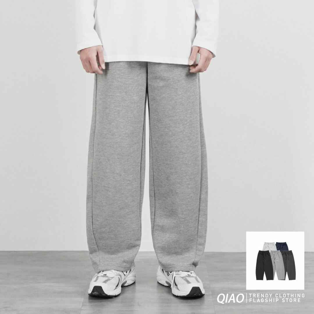 BARREL LEG 錐形輪廓 休閒棉長褲