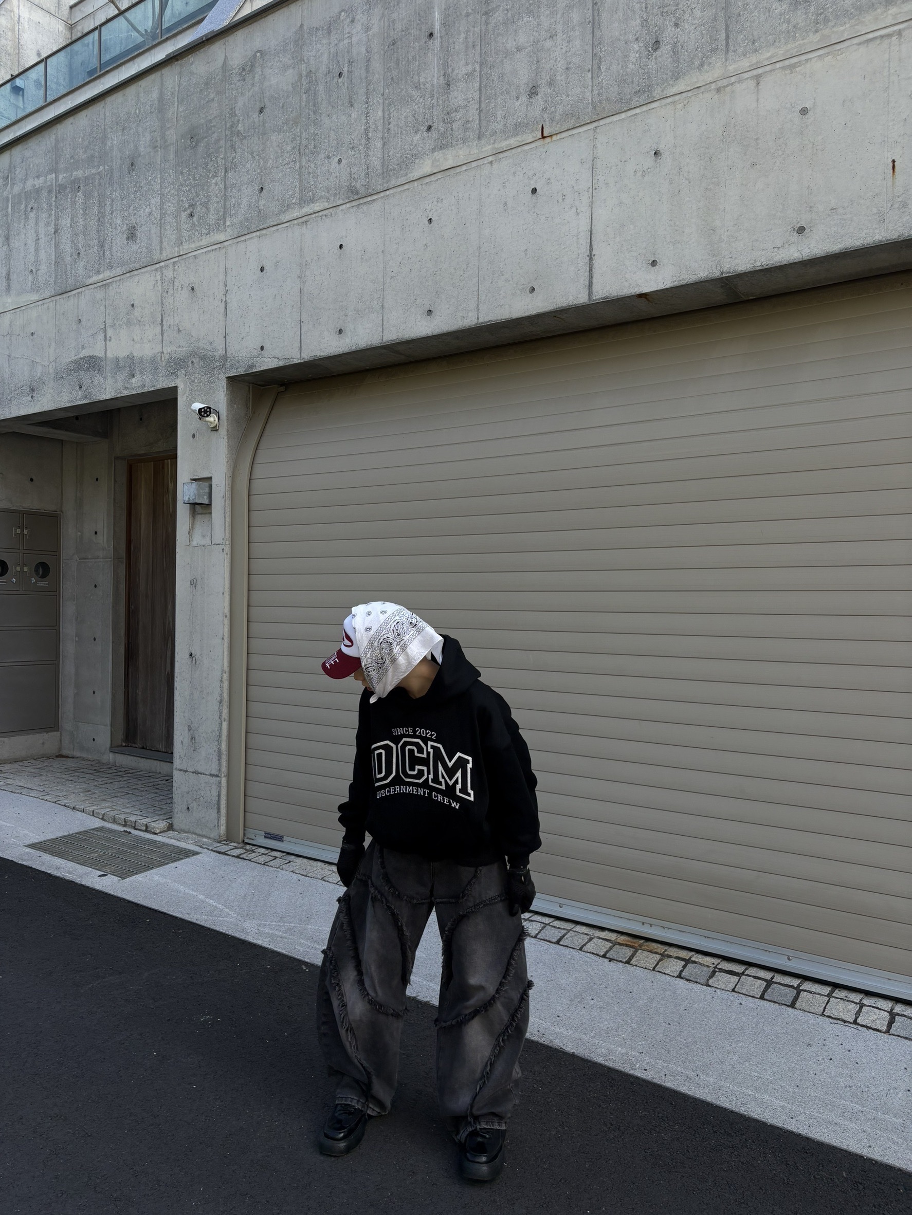 (GOAL)  刷毛剪接線 弧形設計繭型褲 BOSOZO 1016