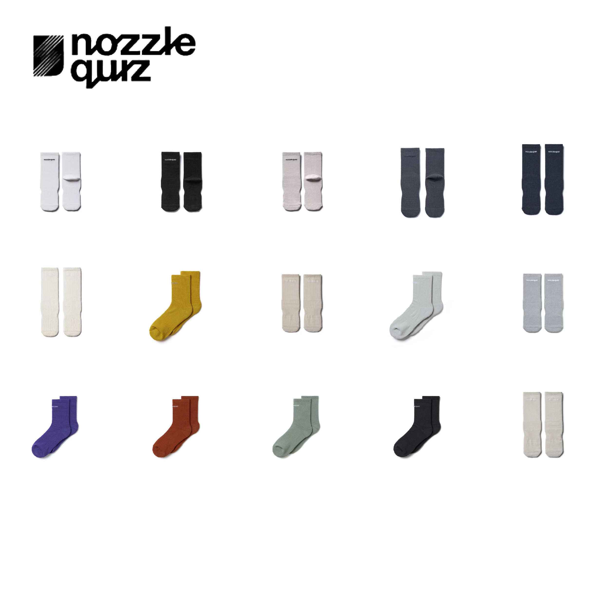 nozzle quiz 後研設計 / Essential 基本款抗菌舒適長襪