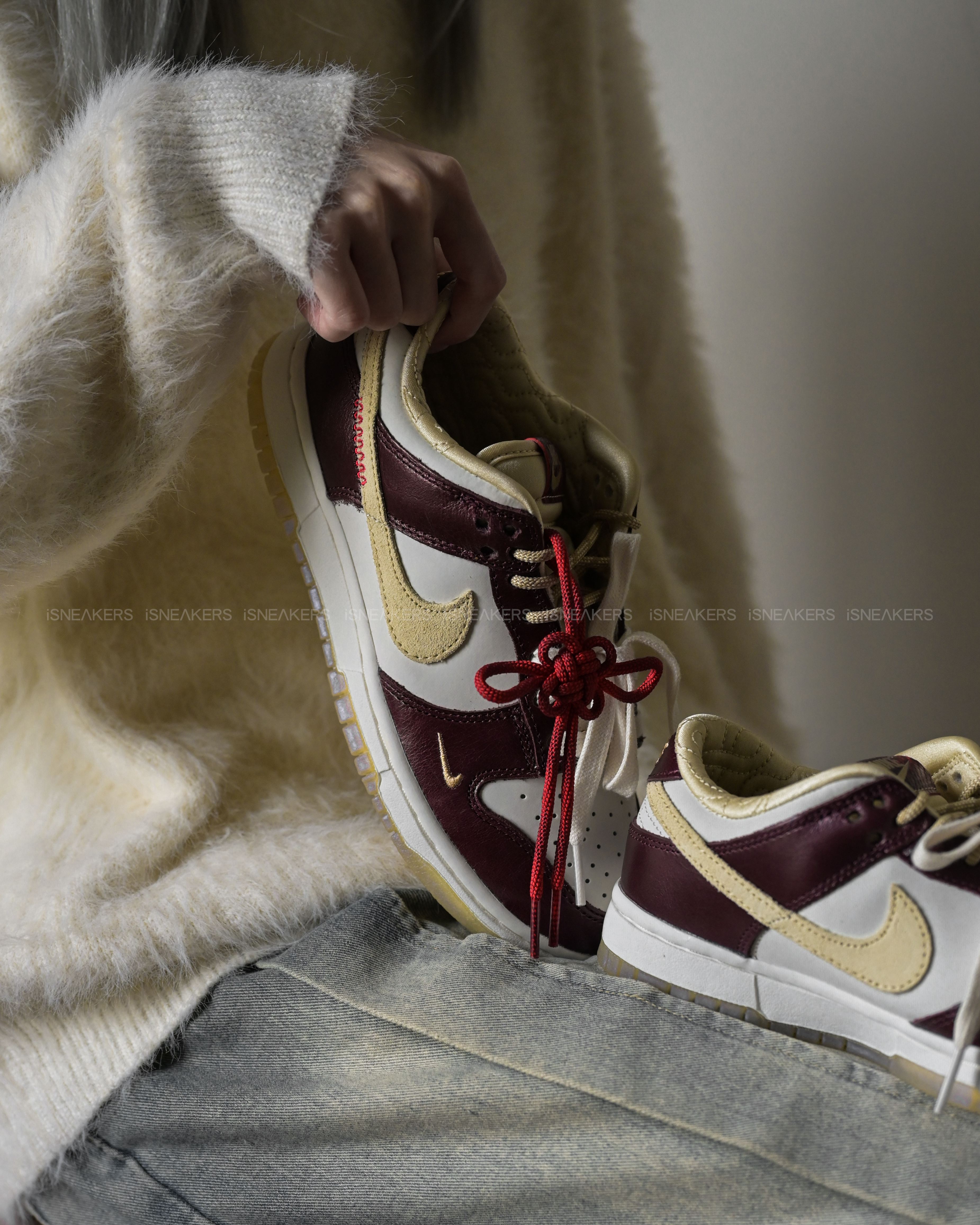 iSNEAKERS｜Nike Dunk Low LX "Year of the Snake" 蛇鱗酒紅 HV5991-171