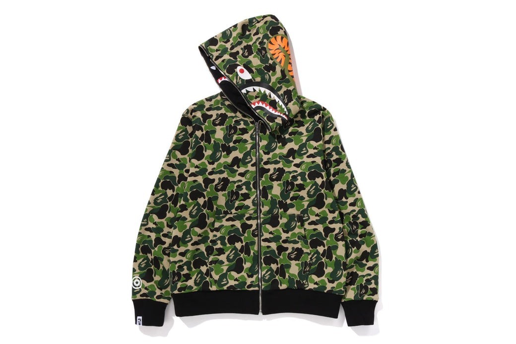 2024AW BAPE APE ABC CAMO REVERSIBLE SHARK FULL ZIP HOODIE 雙面穿 鯊魚 外套 現貨