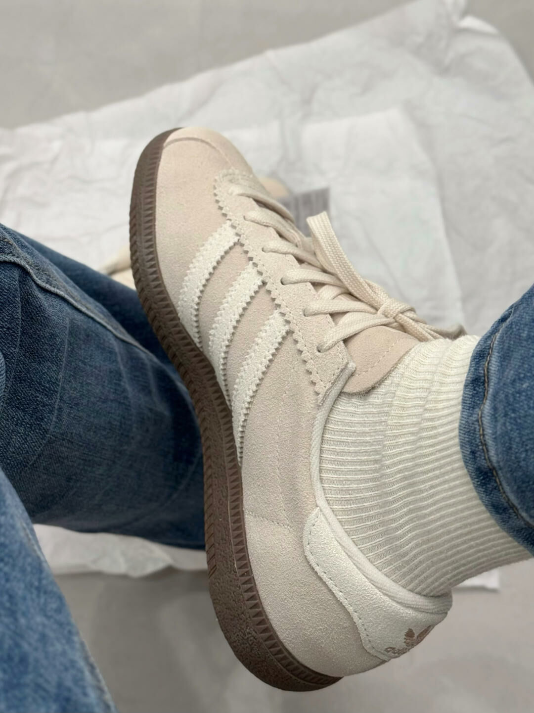 ADIDAS ORIGINALS BERN 粉杏 奶油色 焦糖底 德訓鞋 女鞋 IG2006 / 現貨