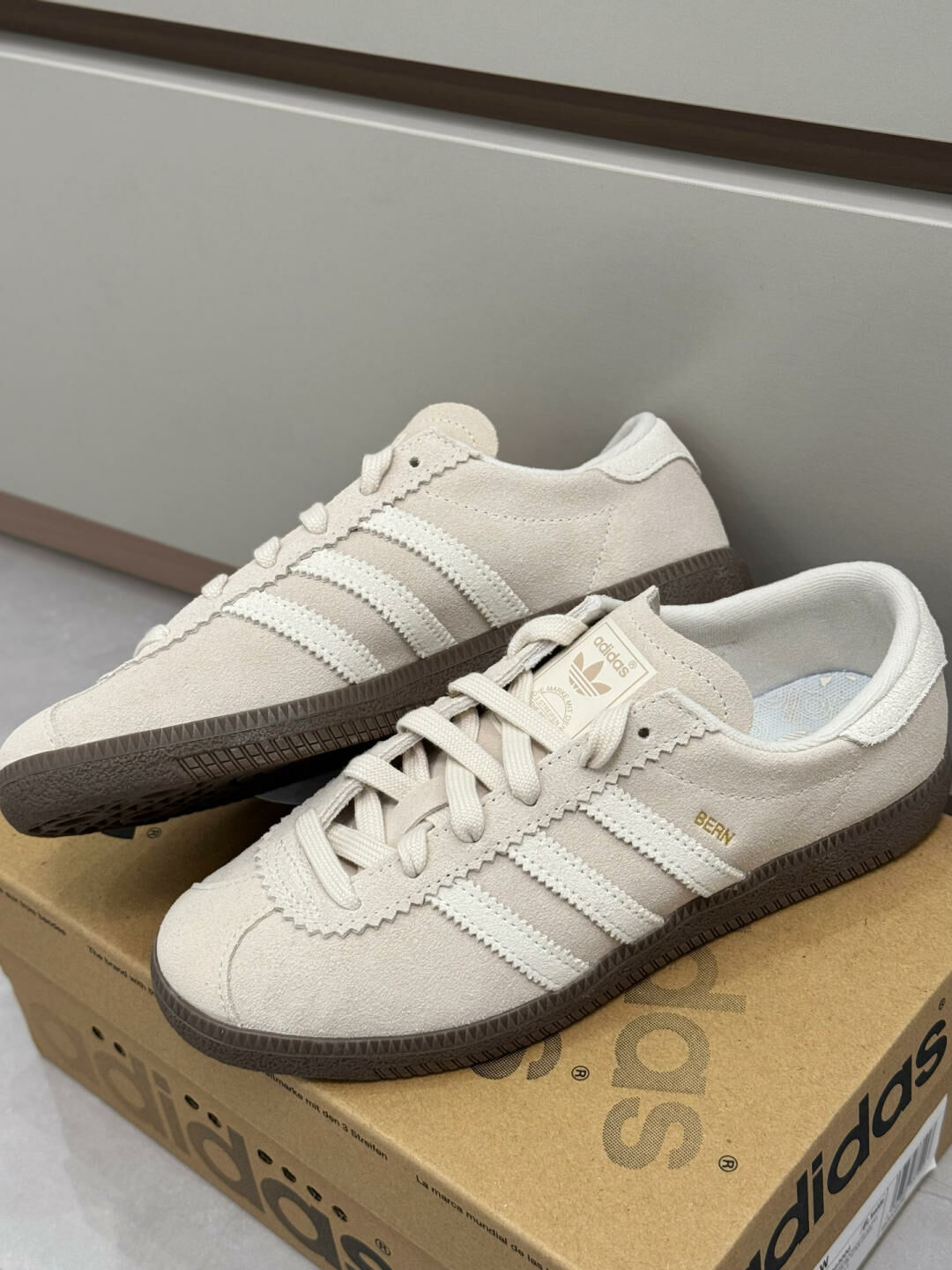 ADIDAS ORIGINALS BERN 粉杏 奶油色 焦糖底 德訓鞋 女鞋 IG2006 / 現貨
