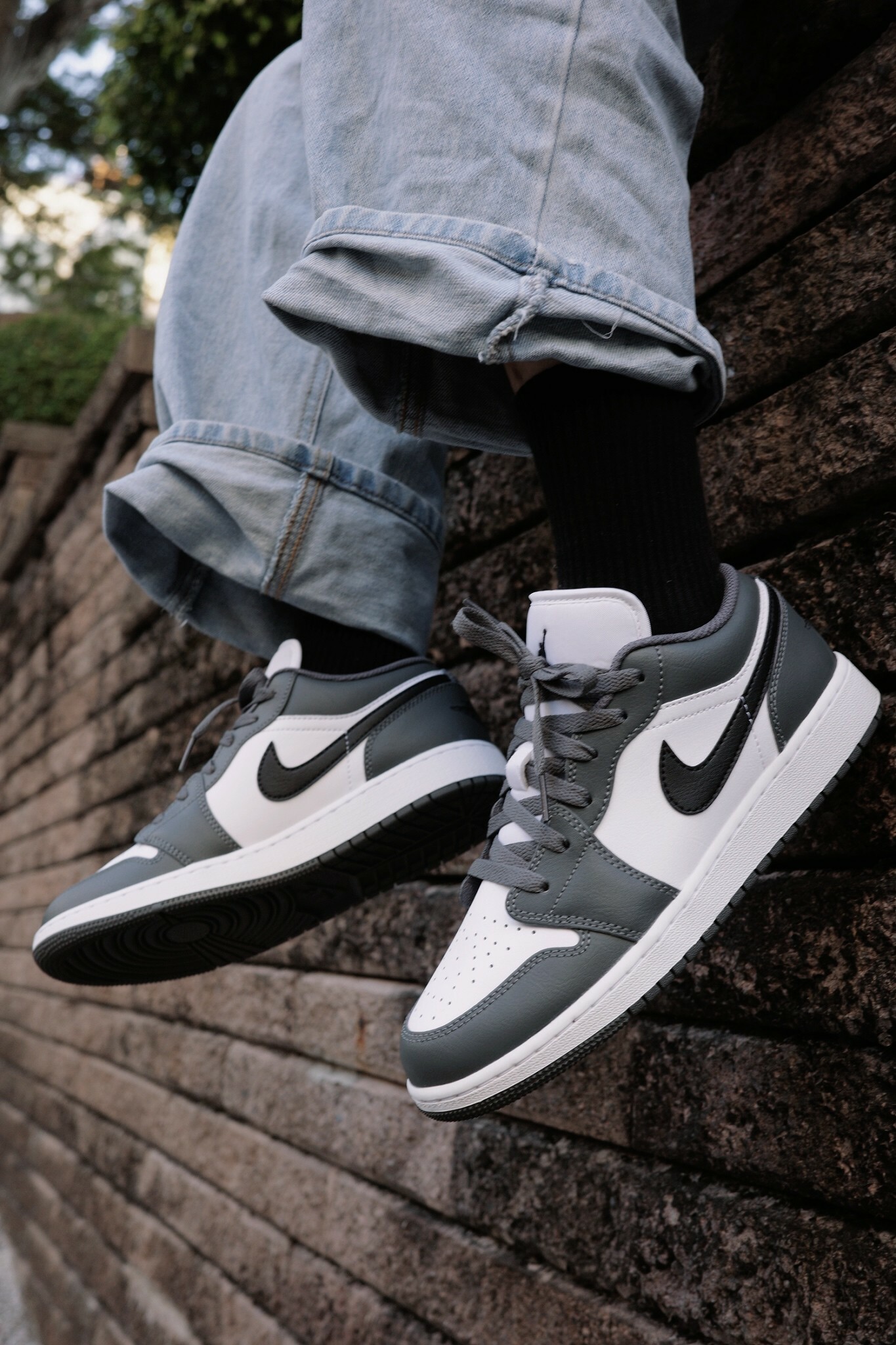 Nike Air Jordan 1 Low 鐵灰配色 深灰 低筒 553558-152