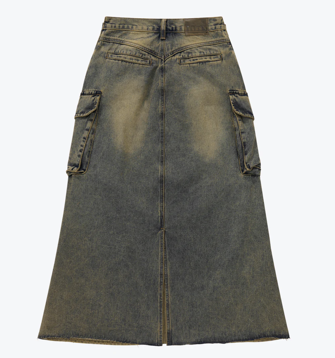 [現貨] Sense Distressed Denim Full Skirt Dirty Blue | L24-47