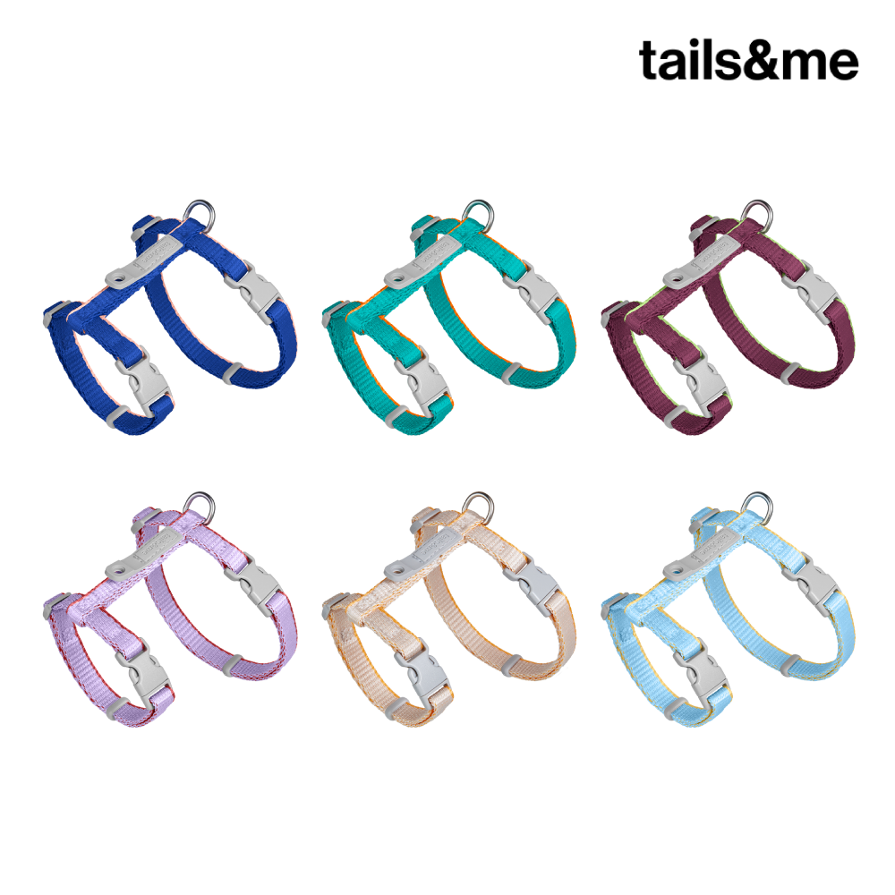 尾巴與我 TAILS&ME | 新經典 貓工型胸背帶 (雙色)