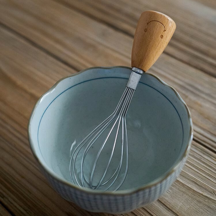 《5475》ins風微笑木質打蛋器