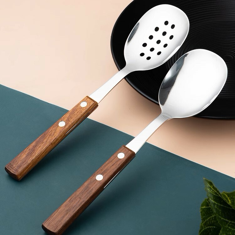 《5476》不鏽鋼實木柄分食餐具系列