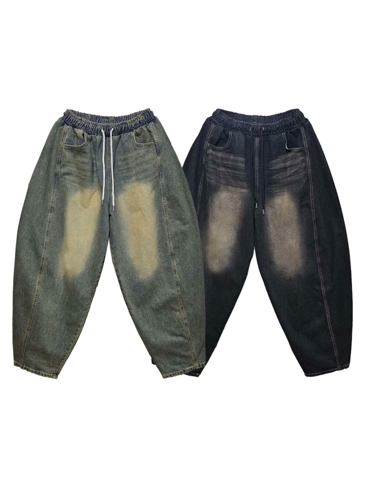 洗水鬆身牛仔褲 Floor&co-055P