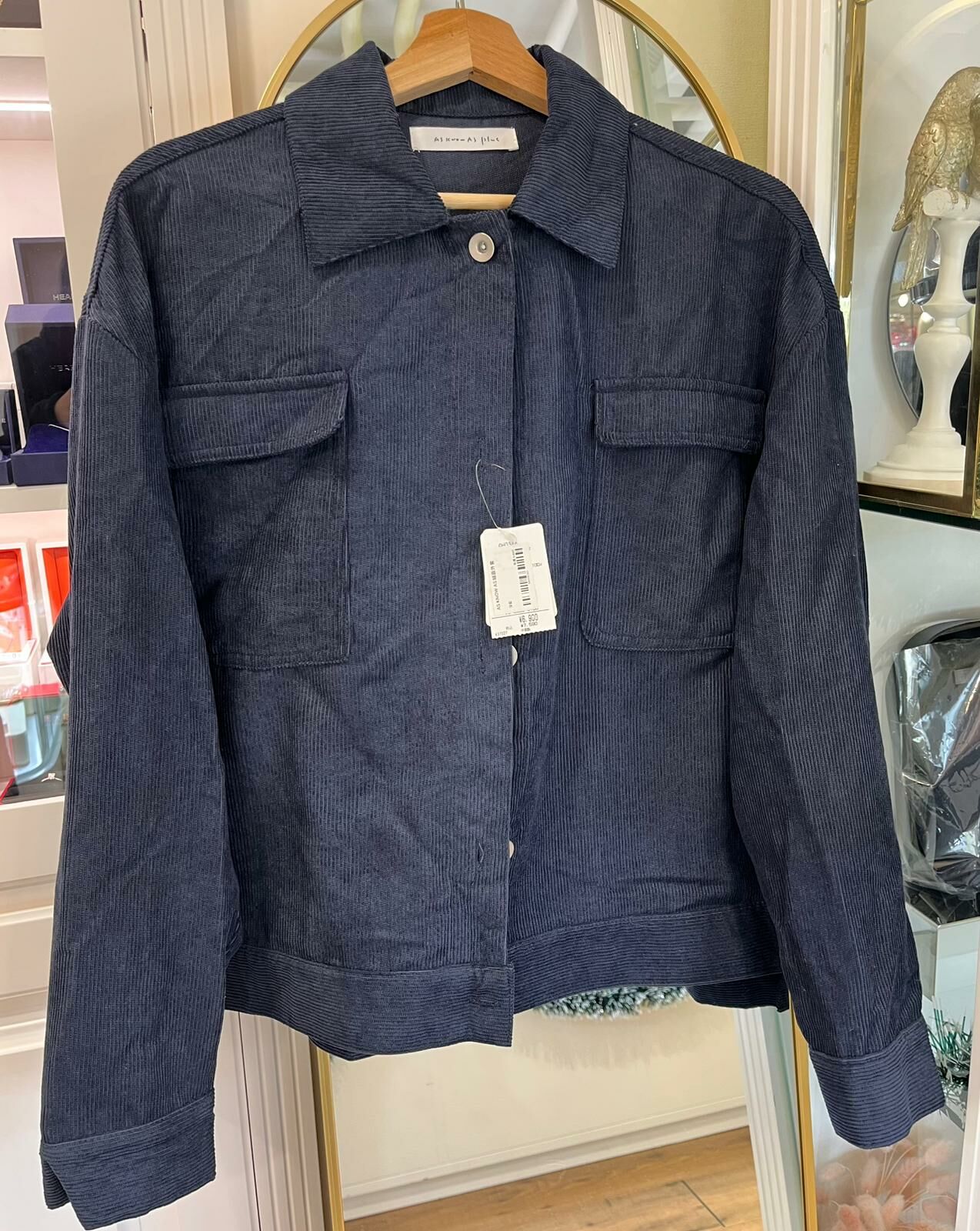 AS KNOW AS絨面外套/2色