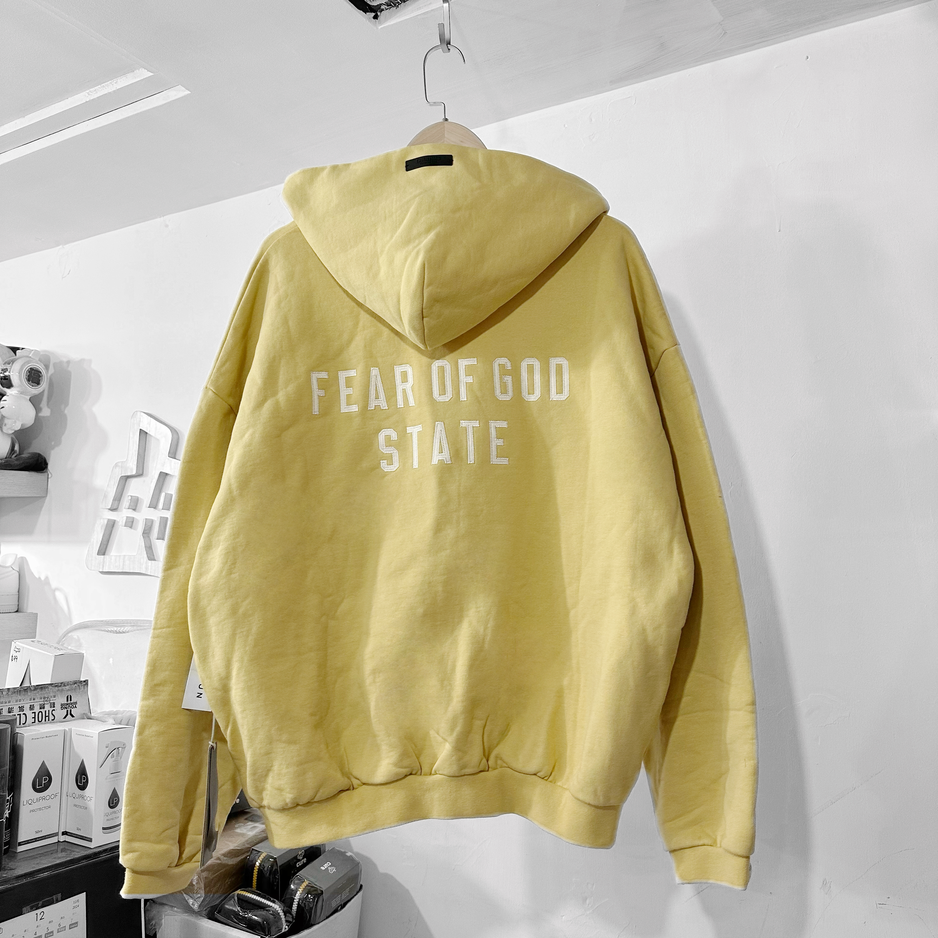 Fear of God Essentials FW24 Heavy Fleece Fullzip Hoodie 拉鏈外套 （Amber）