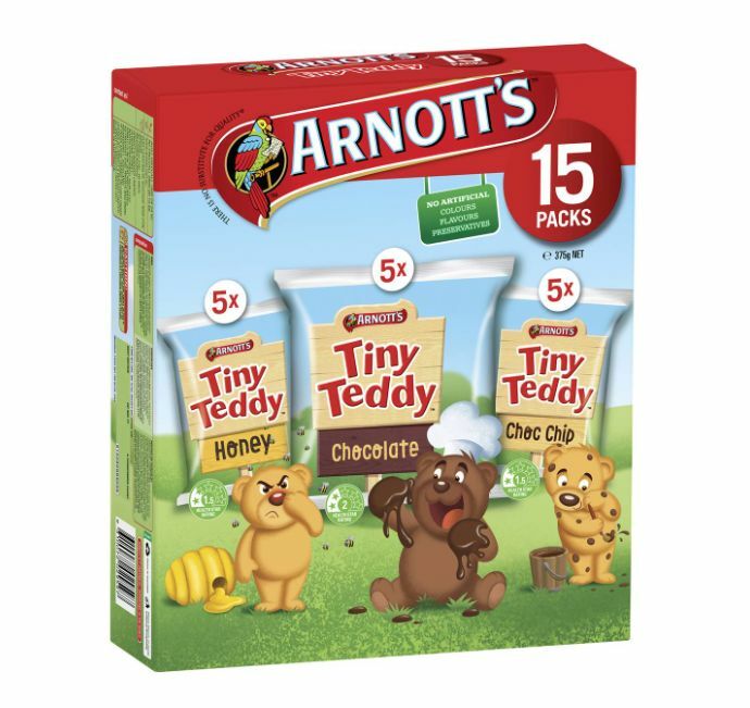 Arnott's tiny teddy Multipack Biscuits 雜錦得意熊仔餅