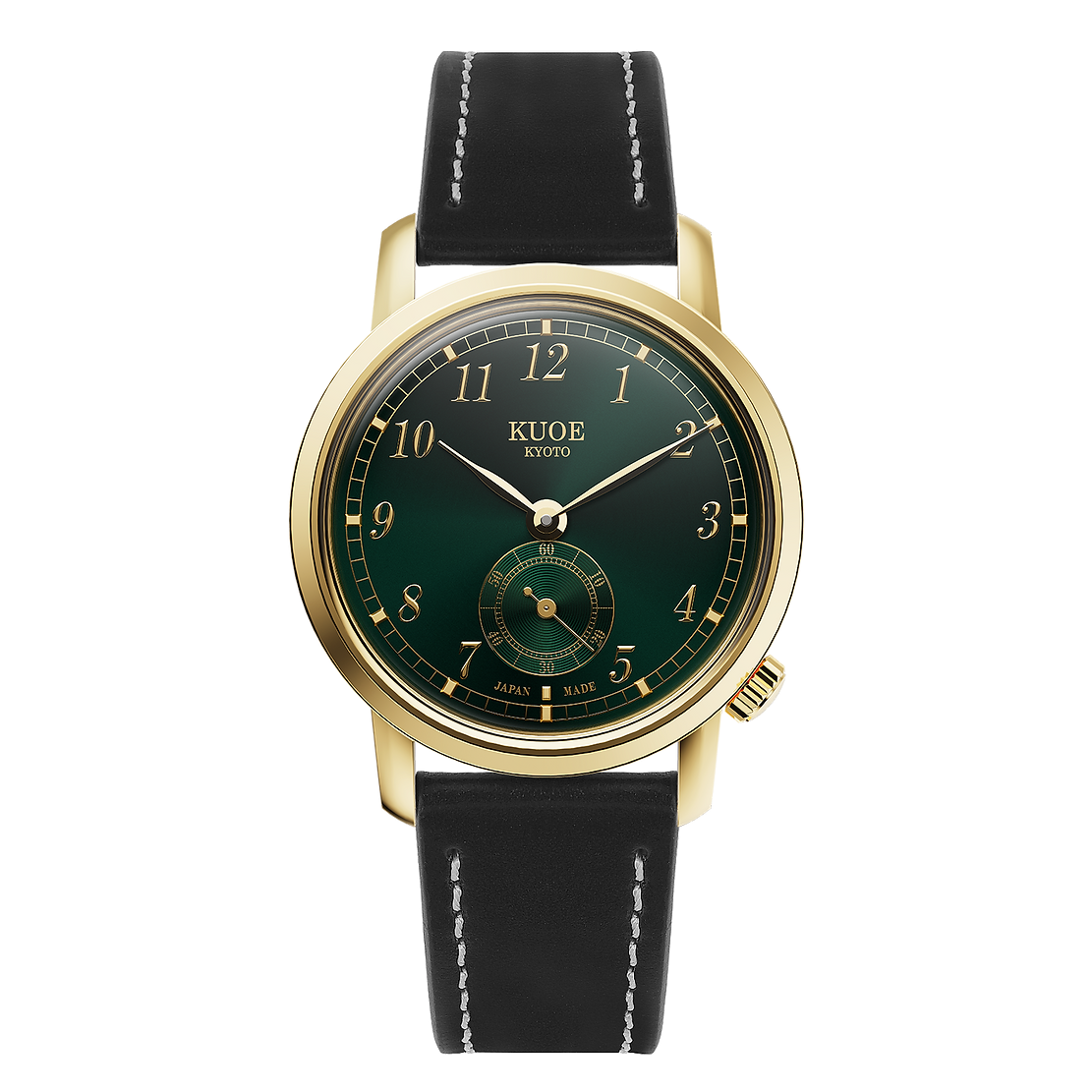 Old Smith 90-007 - Gold Case Green Sunray Dial (Domed Sapphire Glass with AR Coating)