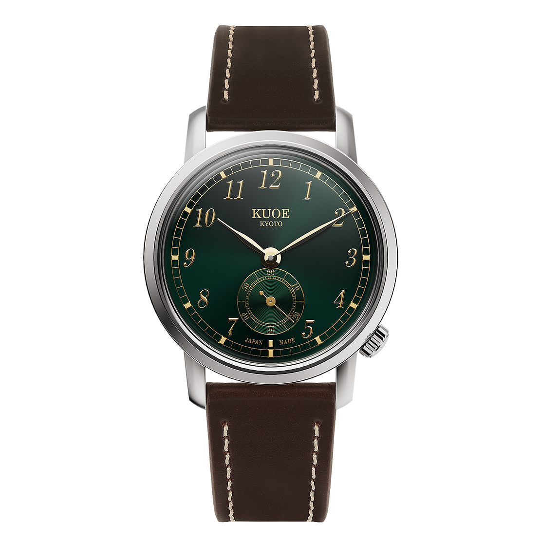 Old Smith 90-007 - Steel Case Green Sunray Dial (Domed Sapphire Glass with AR Coating)