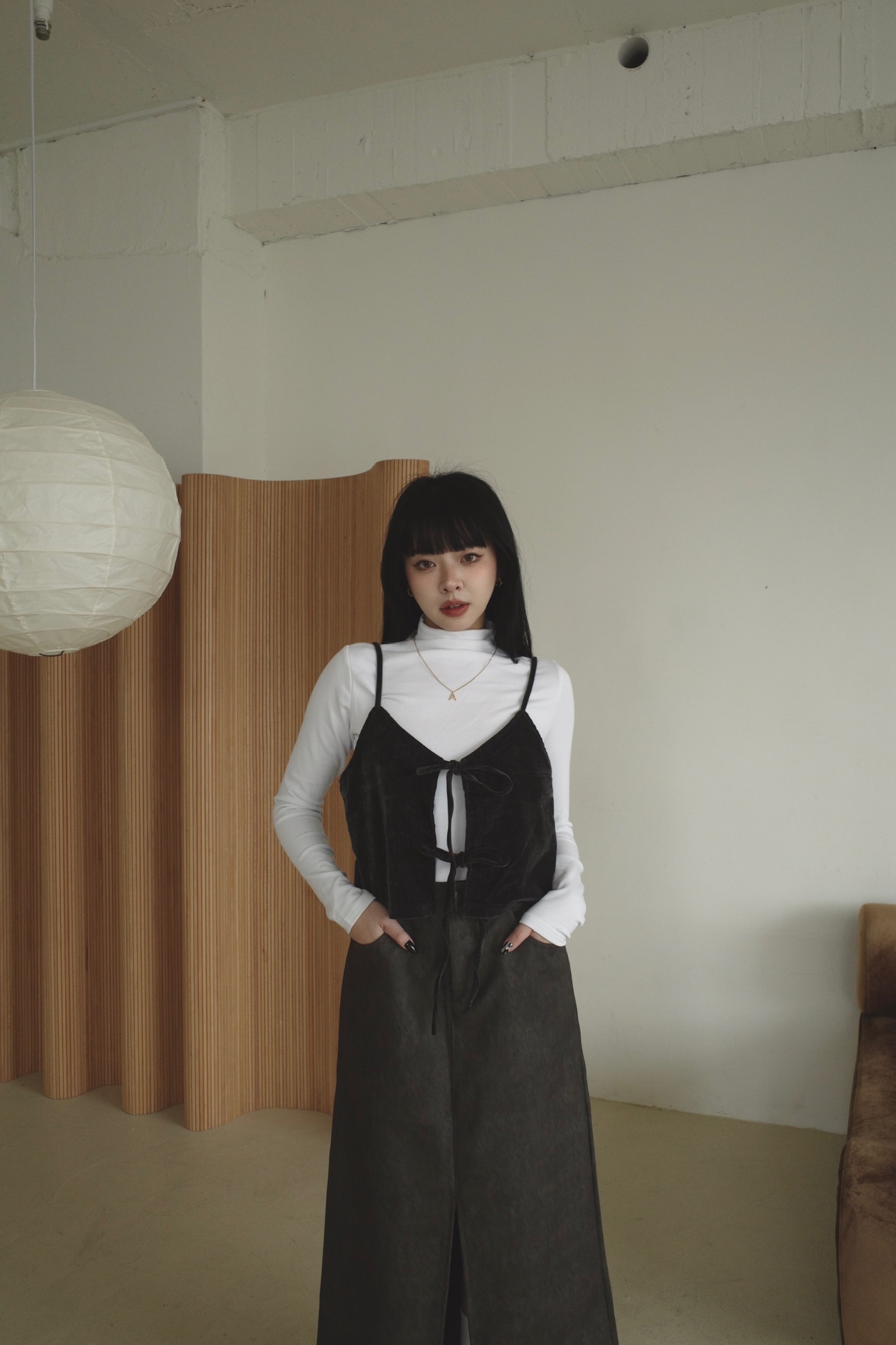 <女裝現貨💗>D101 超彈力半領針織打底  花灰/藍色