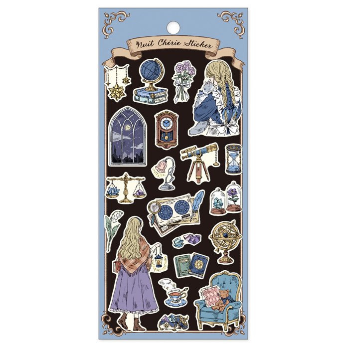 Mindwave Sticker Sheet - Nuit cherie - dream of a starry sky