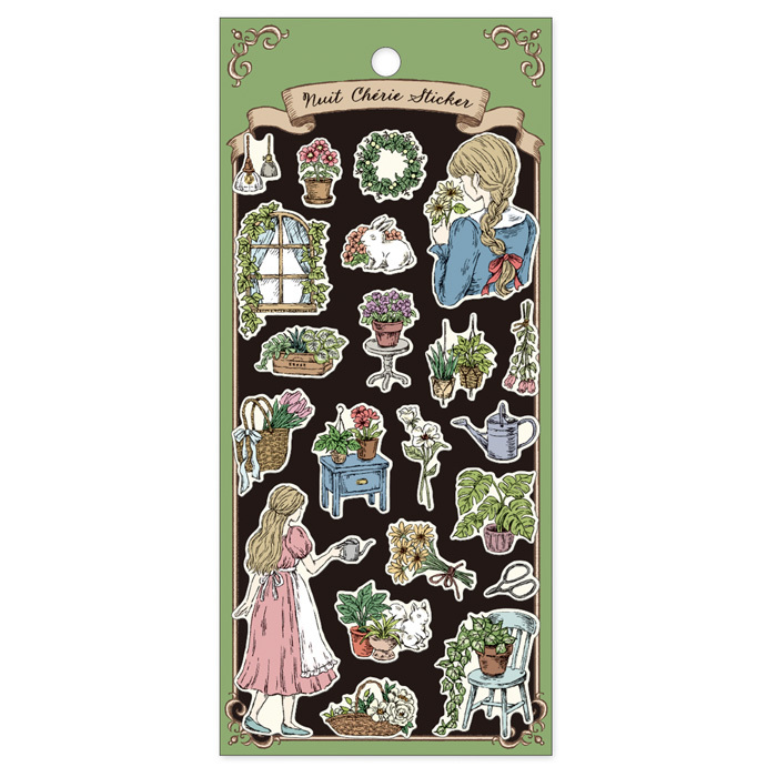 Mindwave Sticker Sheet - Nuit cherie - whispers of leaves