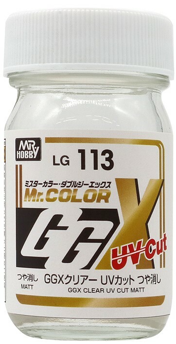 Mr. Hobby LG-113 GGX消光 60ml GGX CLEAR UV CUT MATT
