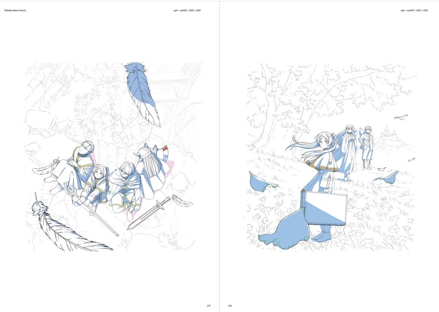 Wiedersehen Feiern - 葬送のフリーレン総作画監督&動作總監仕事集Vol 