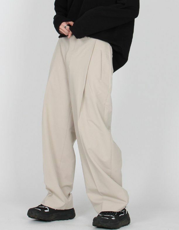 淨色鬆身西褲 P2749