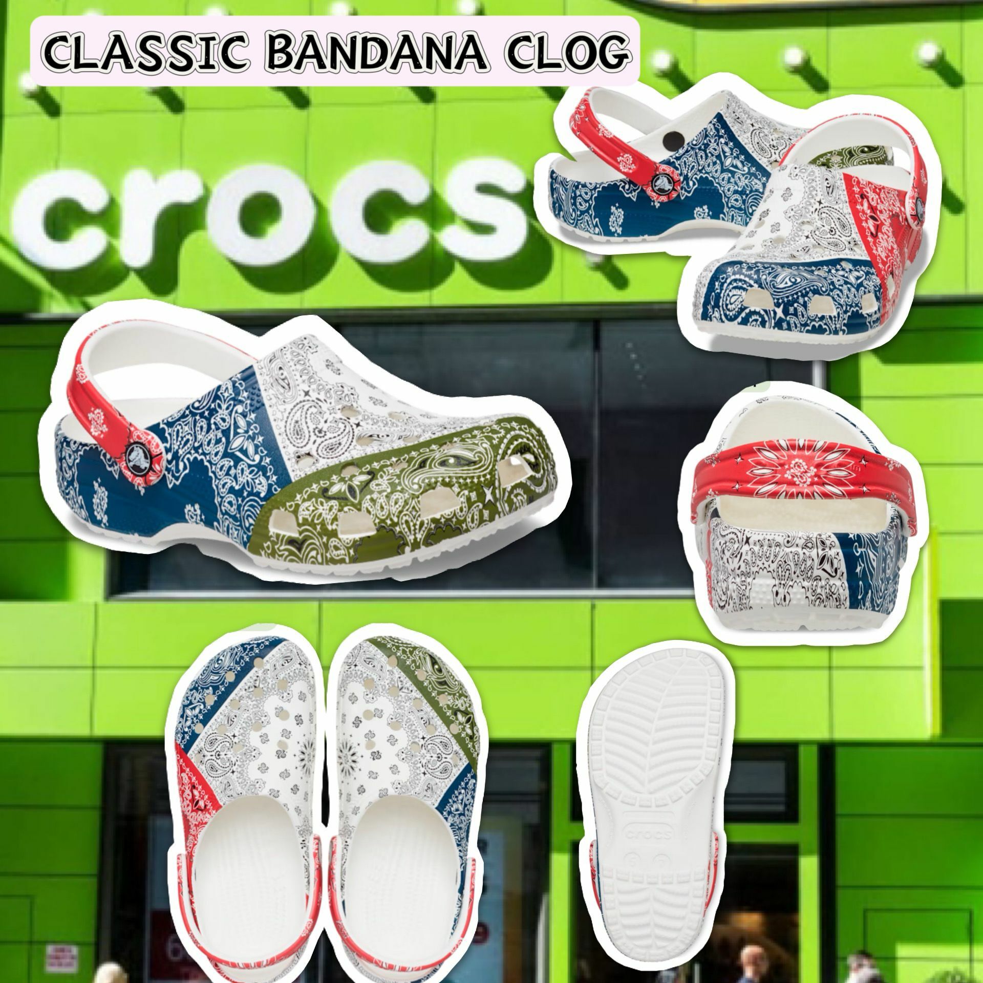 【預購】CROCS Classic Bandana G123013 男女同款洞洞鞋
