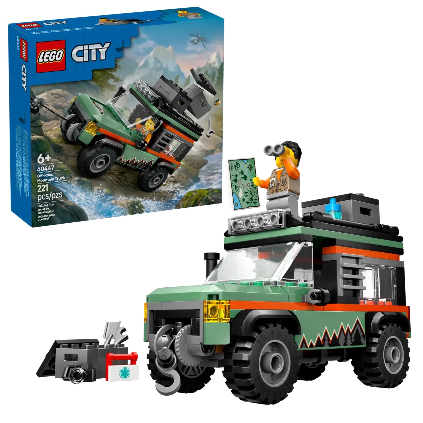 [飛米樂高積木專賣店] LEGO 60447 CITY-城市系列 山地四驅越野車