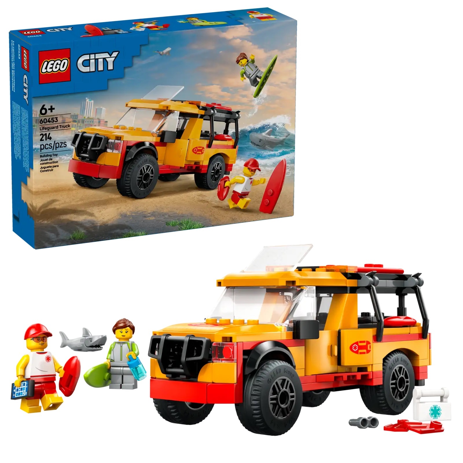 [飛米樂高積木專賣店] LEGO 60453 CITY-城市系列 救生員海灘救援車