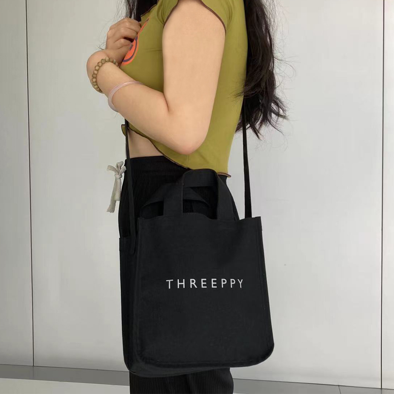 TP 2wayLOGO肩背袋/黑 19x22x10cm