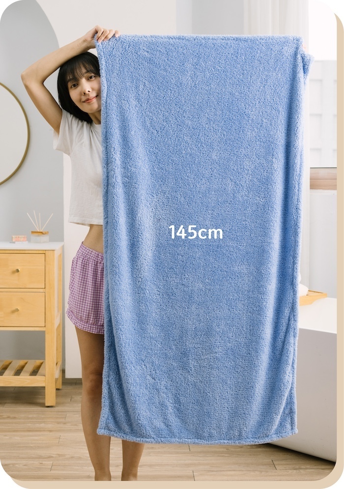 大浴巾尺寸示意